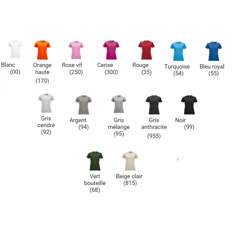 TEE-SHIRT MANCHES COURTES FEMME CLIQUE