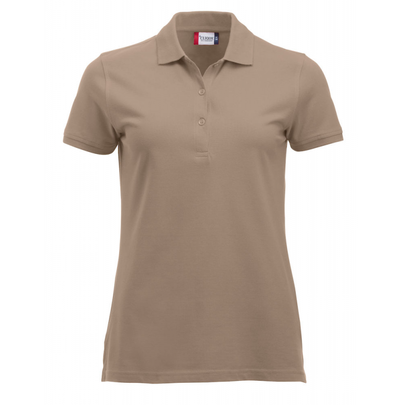 POLO MANCHES COURTES FEMME CLIQUE
