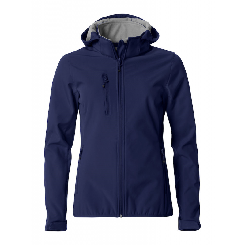 VESTE SOFTSHELL À CAPUCHE FEMME CLIQUE