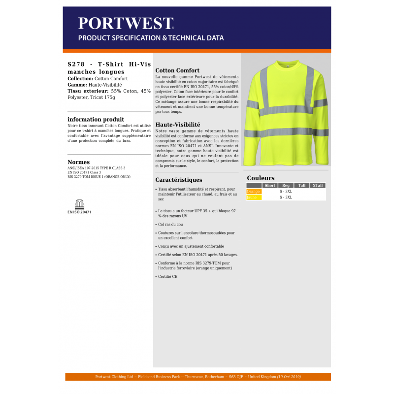 TEE-SHIRT MANCHES LONGUES HAUTE...