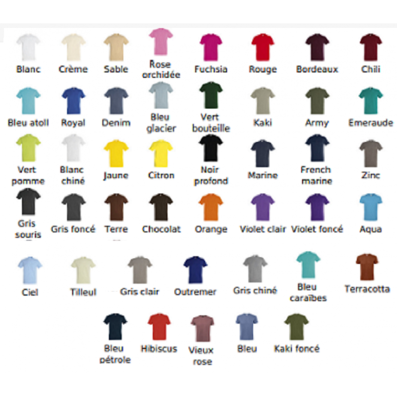 TEE-SHIRT MANCHES COURTES IMPERIAL SOL'S