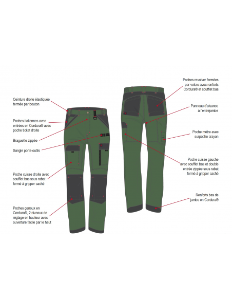 PANTALON RULER Adolphe LAFONT