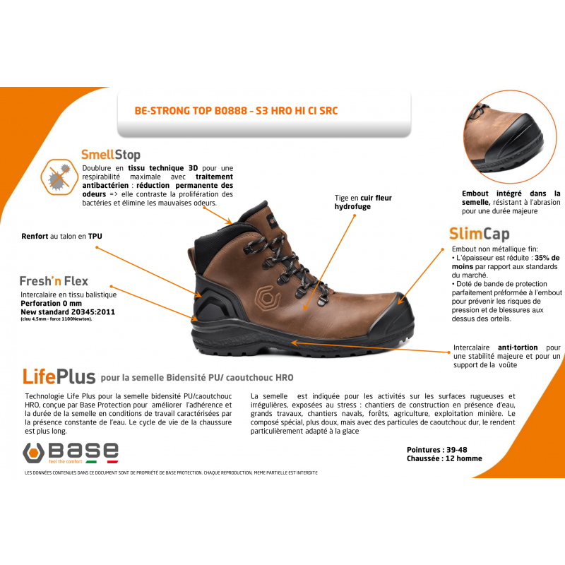 CHAUSSURES MONTANTES DE SÉCURITÉ BASE