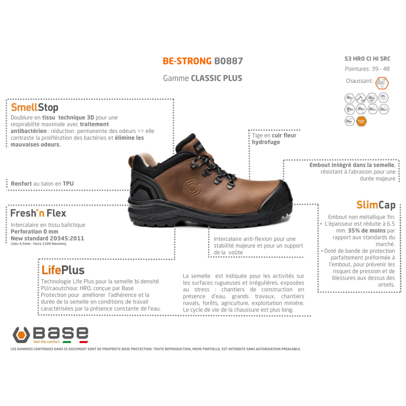 CHAUSSURES BASSES DE SÉCURITÉ BASE