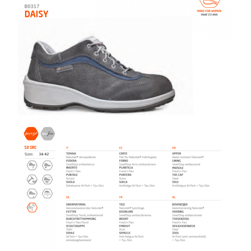 CHAUSSURES BASSES DE SÉCURITÉ BASE