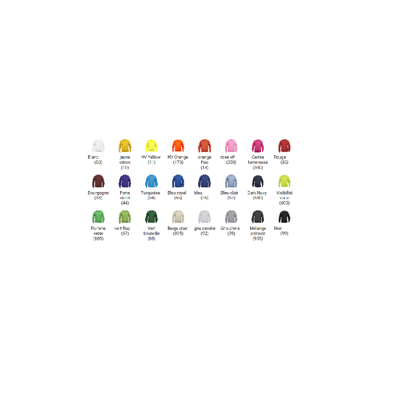 SWEAT COL ROND 280gr CLIQUE