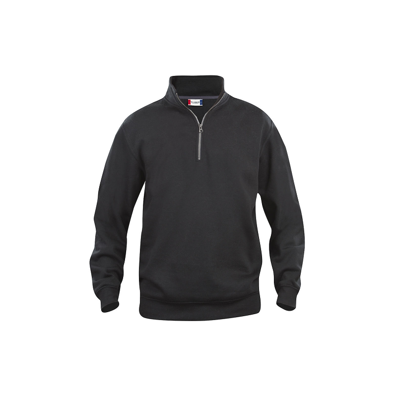 SWEAT COL ZIPPÉ 280gr CLIQUE