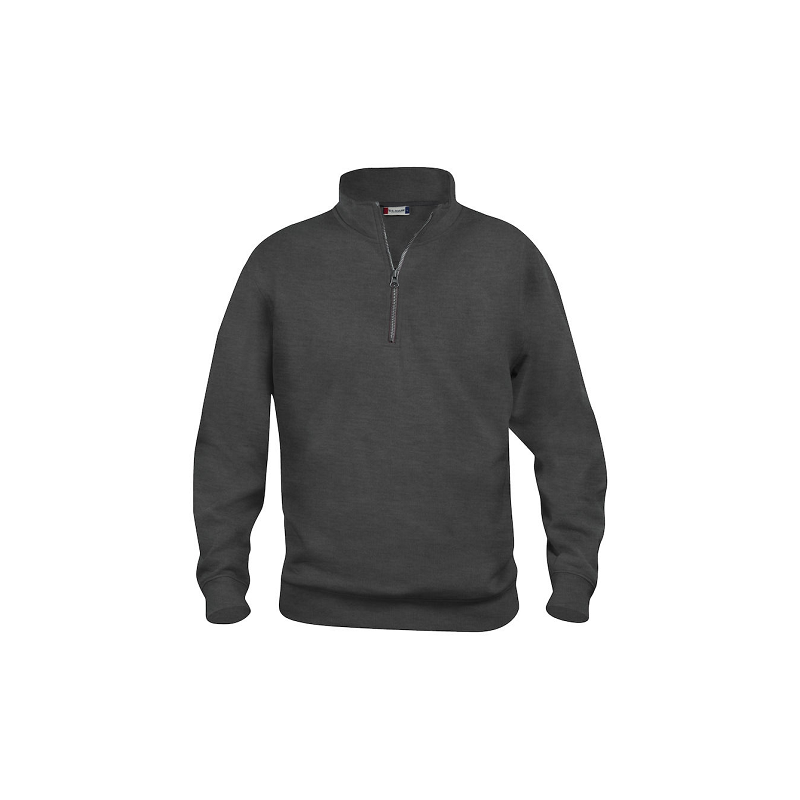 SWEAT COL ZIPPÉ 280gr CLIQUE