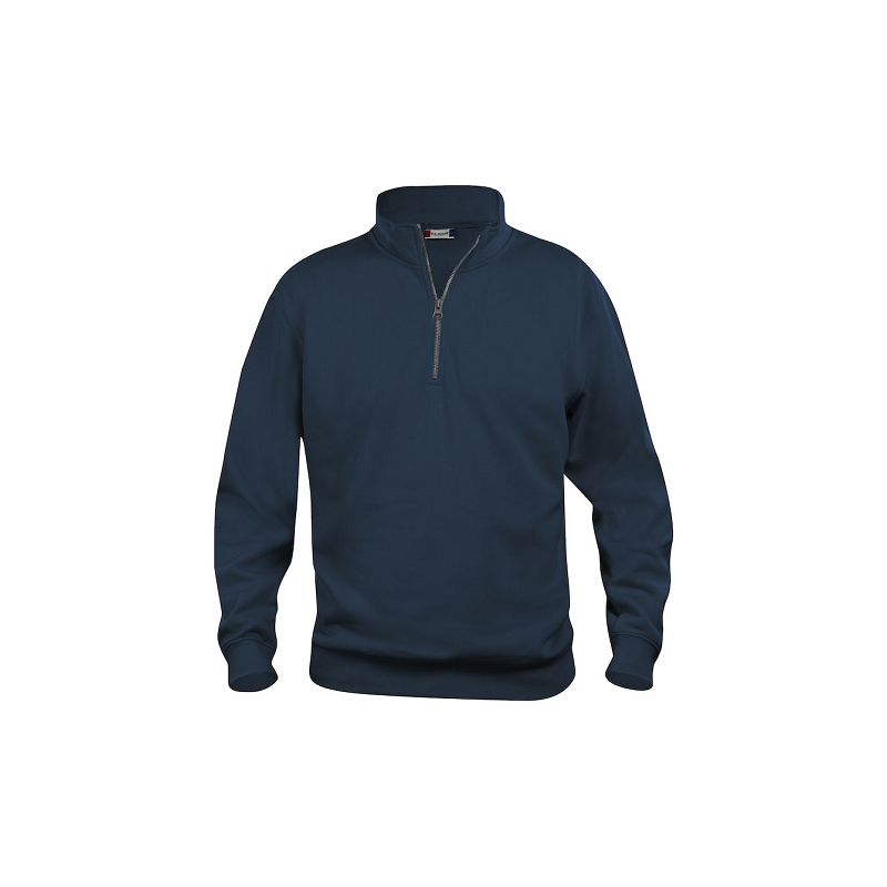 SWEAT COL ZIPPÉ 280gr CLIQUE