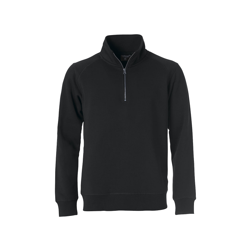 SWEAT COL ZIPPÉ 300gr CLIQUE