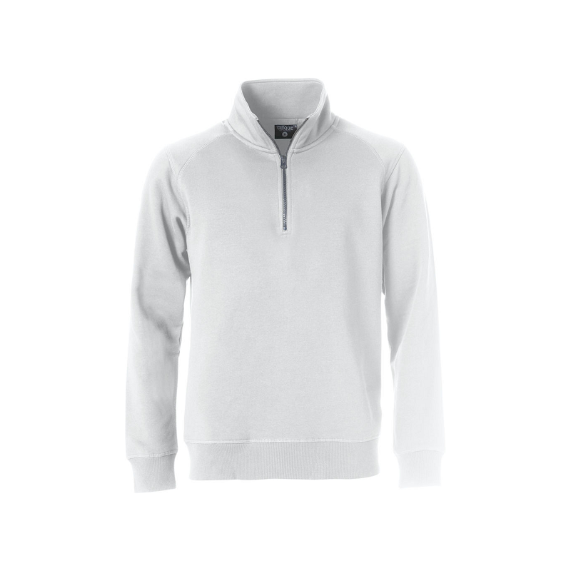 SWEAT COL ZIPPÉ 300gr CLIQUE