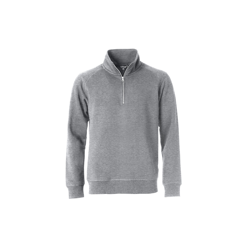 SWEAT COL ZIPPÉ 300gr CLIQUE