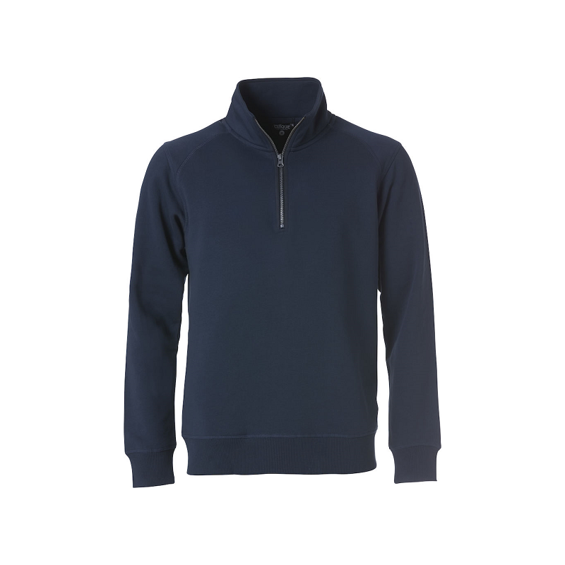 SWEAT COL ZIPPÉ 300gr CLIQUE