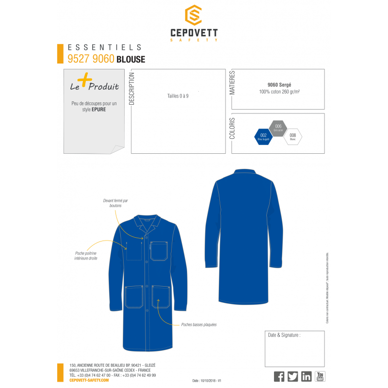 BLOUSE COTON CEPOVETT