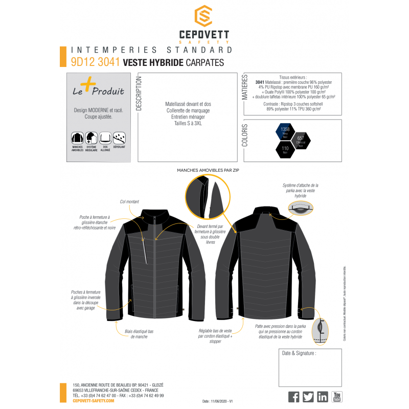 VESTE 2 EN 1 CARPATES CEPOVETT