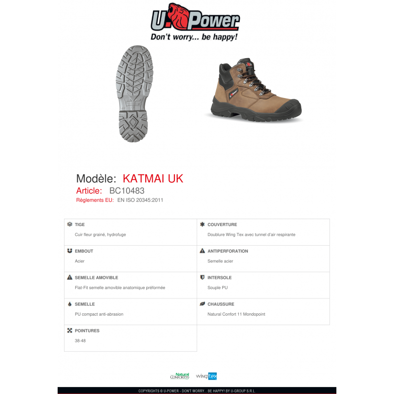 CHAUSSURES HAUTES KATMAI UPOWER