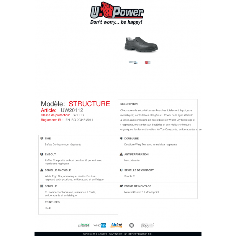 MOCASSINS STRUCTURE UPOWER