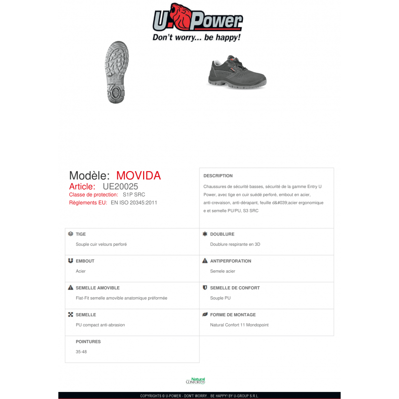 CHAUSSURES BASSES MOVIDA UPOWER